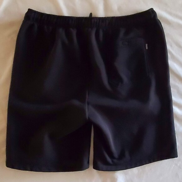 Hurley Men's Large Drawstring Black Fleece Athletic Shorts - Picture 6 of 6